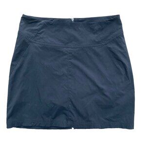 Royal Robbins Discovery Skort Women's Size 8 Hiking Outdoor Stretch Black